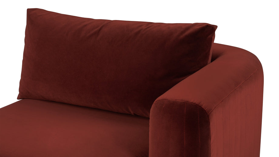 MorrellMorrell - Morrell Module, Right Arm, Garnet Velvet