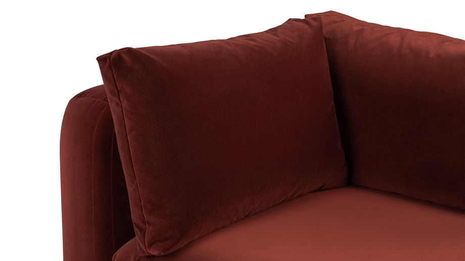 MorrellMorrell - Morrell Module, Corner, Garnet Velvet