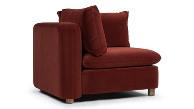 Morrell - Morrell - Morrell Module, Corner, Garnet Velvet - Image 2