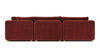 Morrell - Morrell - Morrell Sectional, Left Corner, Garnet Velvet - Image 3
