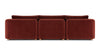 Morrell - Morrell - Morrell Sectional, Left Corner, Garnet Velvet - Image 4