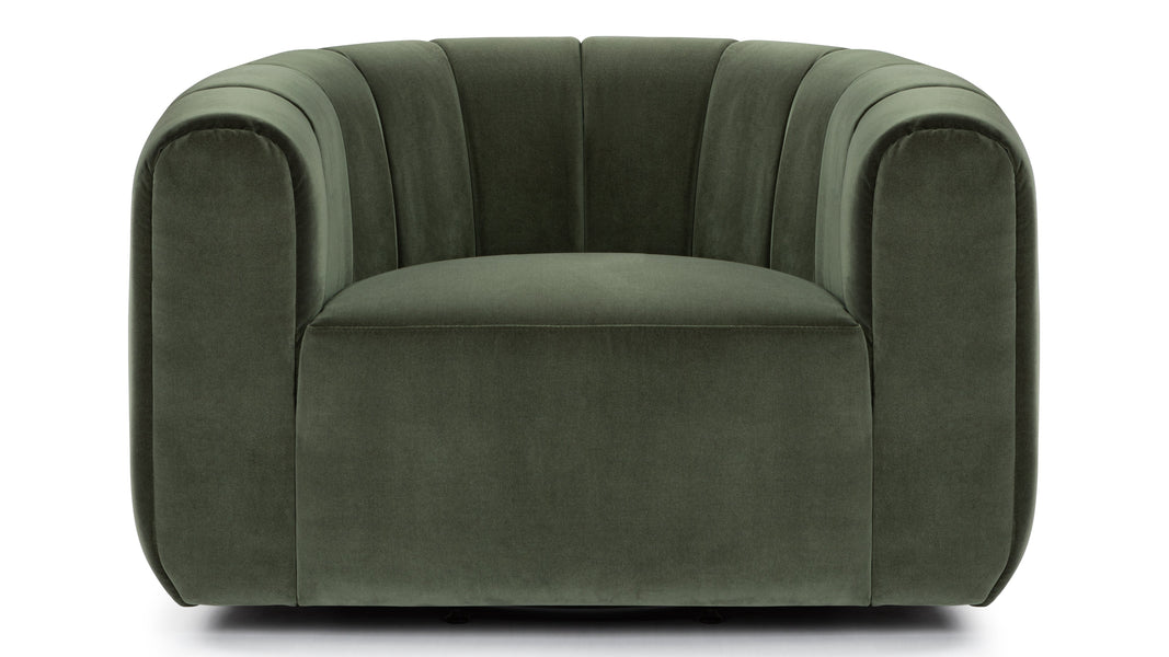 HaywardHayward - Hayward Lounge Chair, Seaglass Velvet