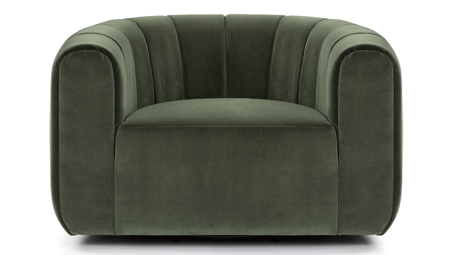 HaywardHayward - Hayward Lounge Chair, Seaglass Velvet