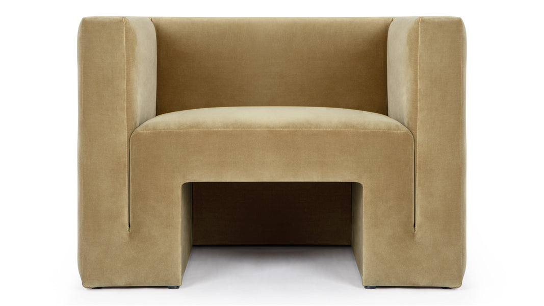 OlsenOlsen - Olsen Lounge Chair, Honey Velvet