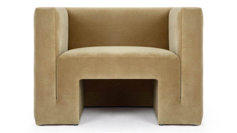 OlsenOlsen - Olsen Lounge Chair, Honey Velvet