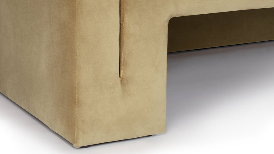 OlsenOlsen - Olsen Three Seater Sofa, Honey Velvet