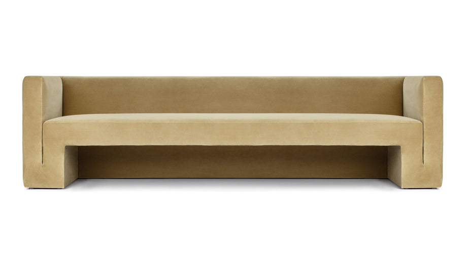 OlsenOlsen - Olsen Three Seater Sofa, Honey Velvet