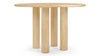 Amalfi - Amalfi - Amalfi Round Dining Table, Light Oak, 124cm - Image 1