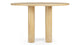 Amalfi - Amalfi - Amalfi Round Dining Table, Light Oak, 124cm - Image 2