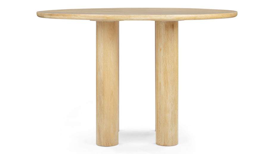 AmalfiAmalfi - Amalfi Round Dining Table, Light Oak, 124cm