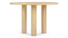 Amalfi - Amalfi - Amalfi Round Dining Table, Light Oak, 124cm - Image 3