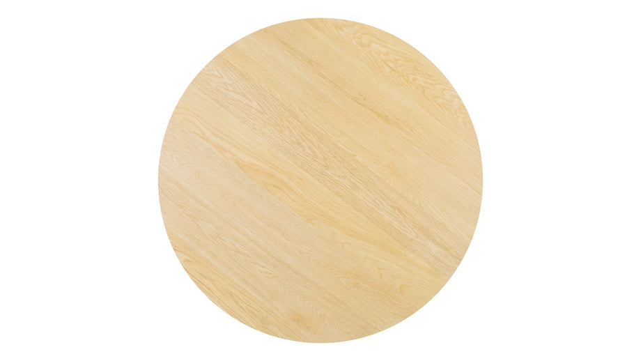 AmalfiAmalfi - Amalfi Round Dining Table, Light Oak, 124cm