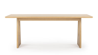 Noom - Noom - Noom Dining Table, Light Oak, 79in - Image 1