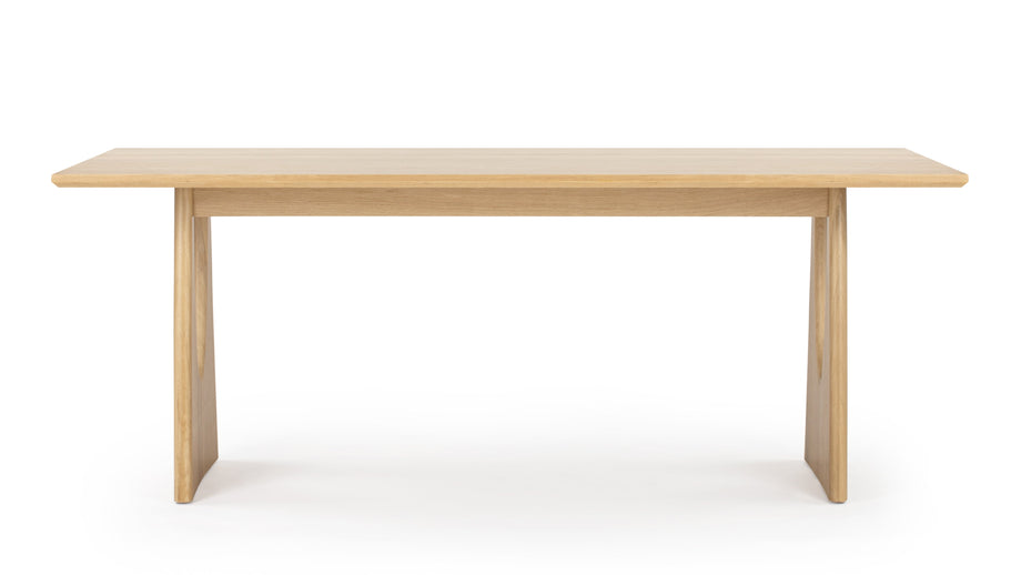 NoomNoom - Noom Dining Table, Light Oak, 79in