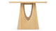 Noom - Noom - Noom Dining Table, Light Oak, 79in - Image 3