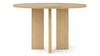 Arlon - Arlon - Arlon Round Dining Table, Light Oak, 122cm - Image 1