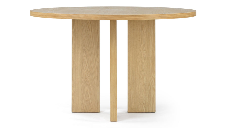 ArlonArlon - Arlon Round Dining Table, Light Oak, 122cm