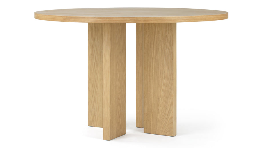 ArlonArlon - Arlon Round Dining Table, Light Oak, 119cm