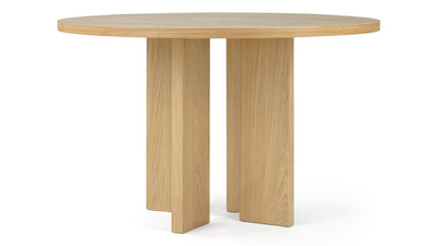 Arlon - Arlon - Arlon Round Dining Table, Light Oak, 122cm - Image 2