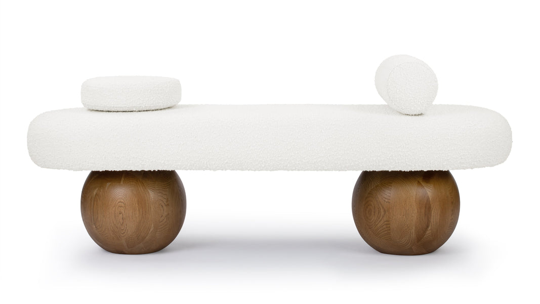 OdellOdell - Odell Bench, Warm White Boucle