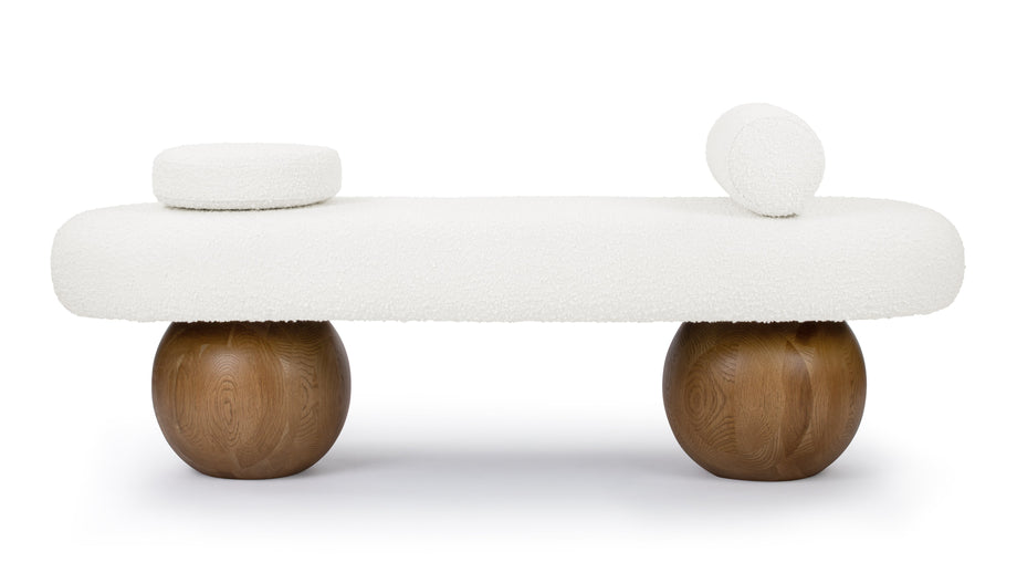 OdellOdell - Odell Bench, Warm White Boucle