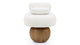 Odell - Odell - Odell Bench, Warm White Boucle - Image 3