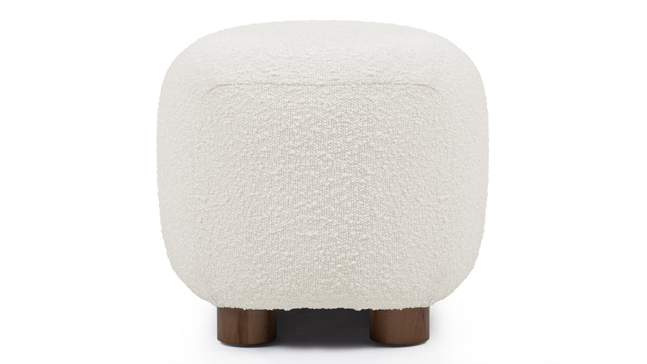 JensenJensen - Jensen Ottoman, Warm White Boucle