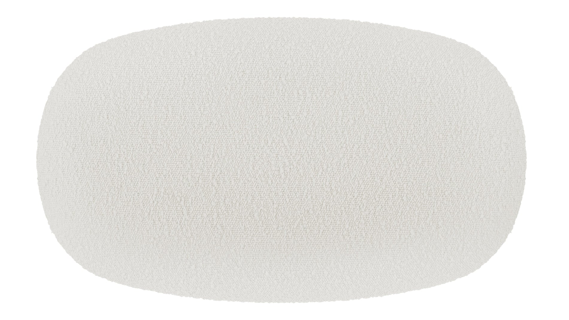 JensenJensen - Jensen Ottoman, Warm White Boucle