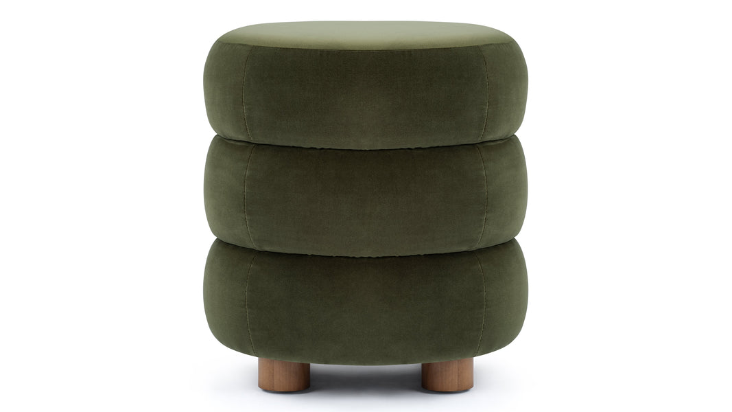 NinerNiner - Niner Ottoman, Fir Green Velvet