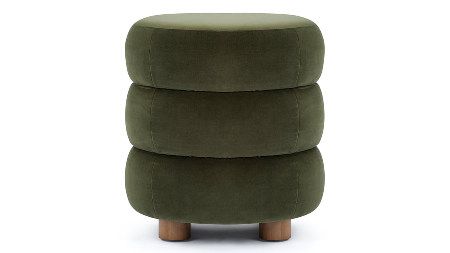 NinerNiner - Niner Ottoman, Fir Green Velvet