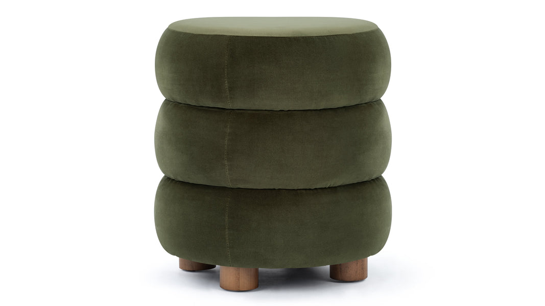 NinerNiner - Niner Ottoman, Fir Green Velvet