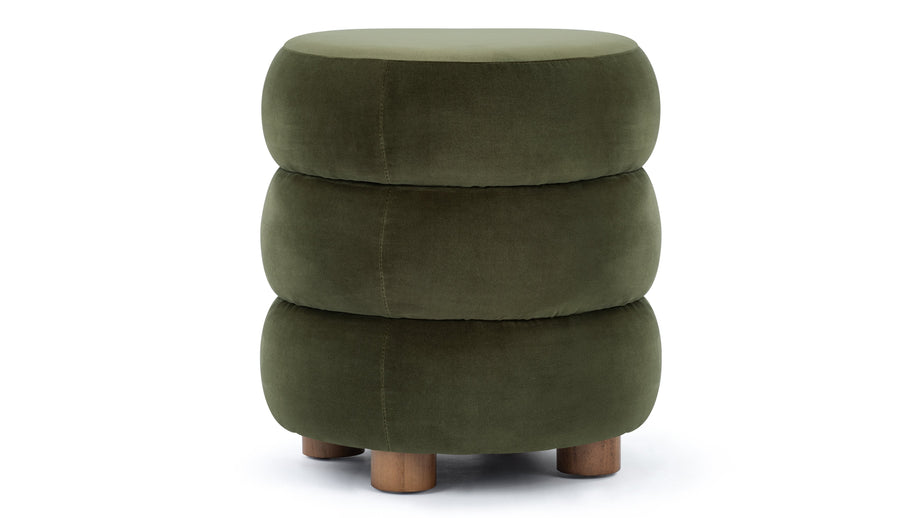 NinerNiner - Niner Ottoman, Fir Green Velvet