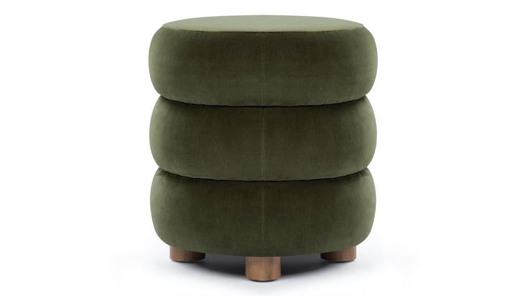 NinerNiner - Niner Ottoman, Fir Green Velvet