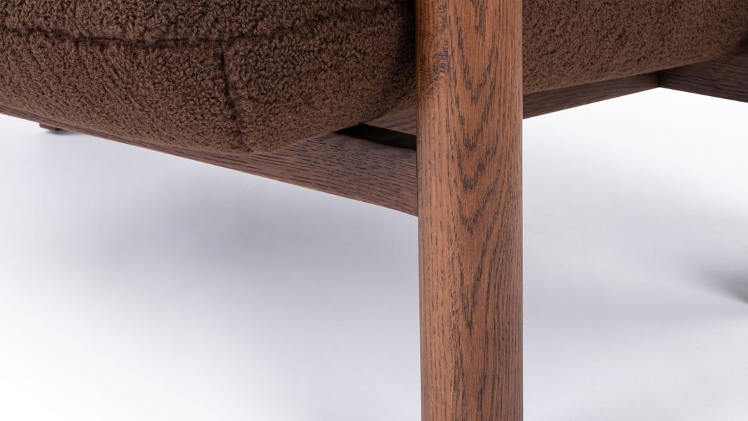 BrasiliaBrasilia - Brasilia Lounge Chair, Cafe Noir Vegan Fur