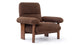 Brasilia - Brasilia - Brasilia Lounge Chair, Cafe Noir Vegan Fur - Image 2