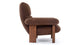 Brasilia - Brasilia - Brasilia Lounge Chair, Cafe Noir Vegan Fur - Image 3