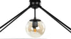 Moto - Moto - Moto Chandelier, Large, Smoked Glass and Black - Image 7