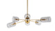 Grace - Grace - Grace Chandelier, Brass and Smoked Glass - Image 3