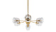 Grace - Grace - Grace Chandelier, Brass and Smoked Glass - Image 5