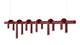 Envie - Envie - Envie Ceiling Lamp, Red - Image 3