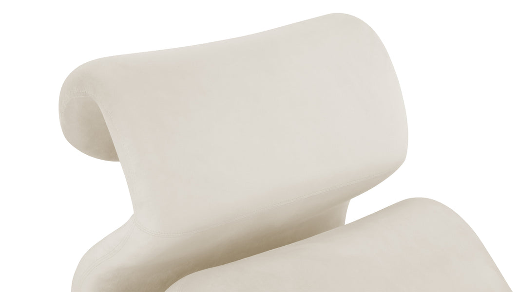 EtceteraEtcetera - Etcetera Lounge Chair, Champagne Velvet