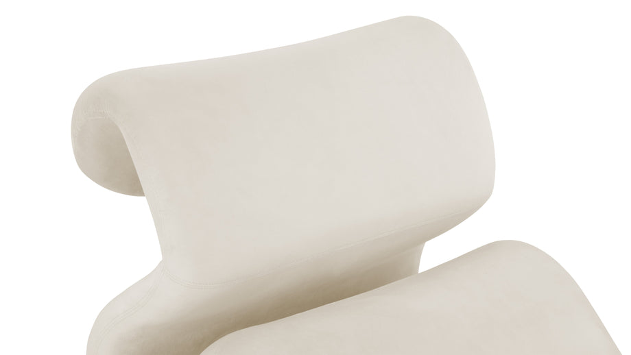 EtceteraEtcetera - Etcetera Lounge Chair, Champagne Velvet
