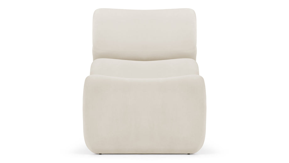 EtceteraEtcetera - Etcetera Lounge Chair, Champagne Velvet