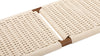 Emerson - Emerson - Emerson Bobbin Bench, Natural Cord and Walnut - Image 5