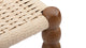 Emerson - Emerson - Emerson Bobbin Bench, Natural Cord and Walnut - Image 6