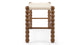 Emerson - Emerson - Emerson Bobbin Bench, Natural Cord and Walnut - Image 3