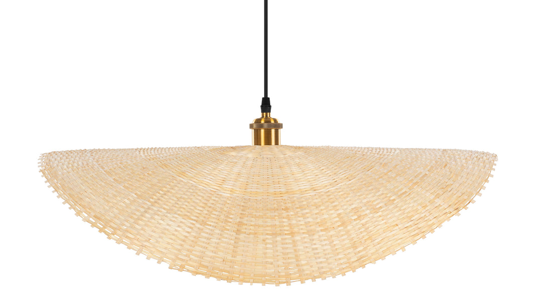 OskuOsku - Osku Ceiling Light, Large, Natural Rattan