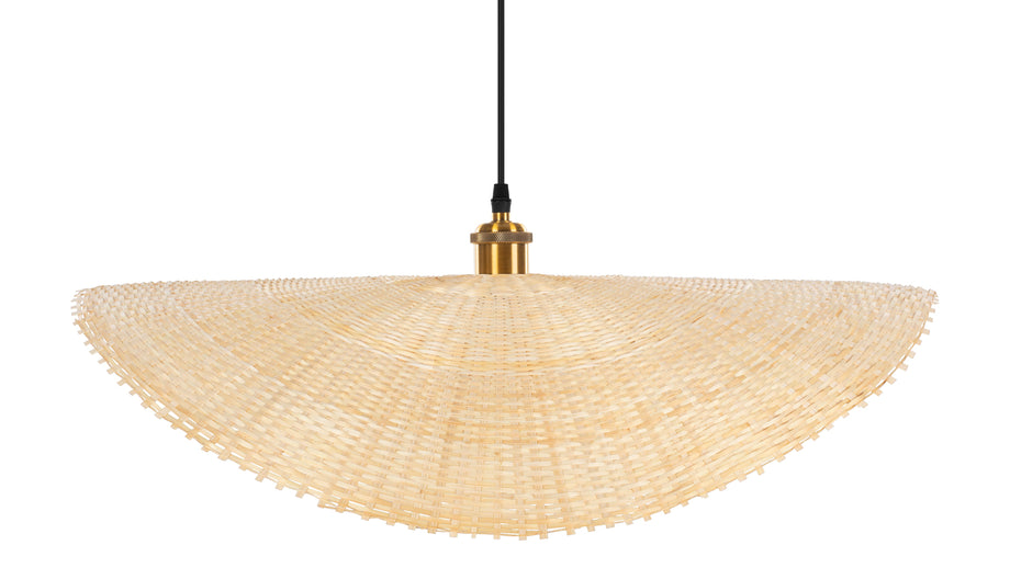 OskuOsku - Osku Ceiling Light, Large, Natural Rattan