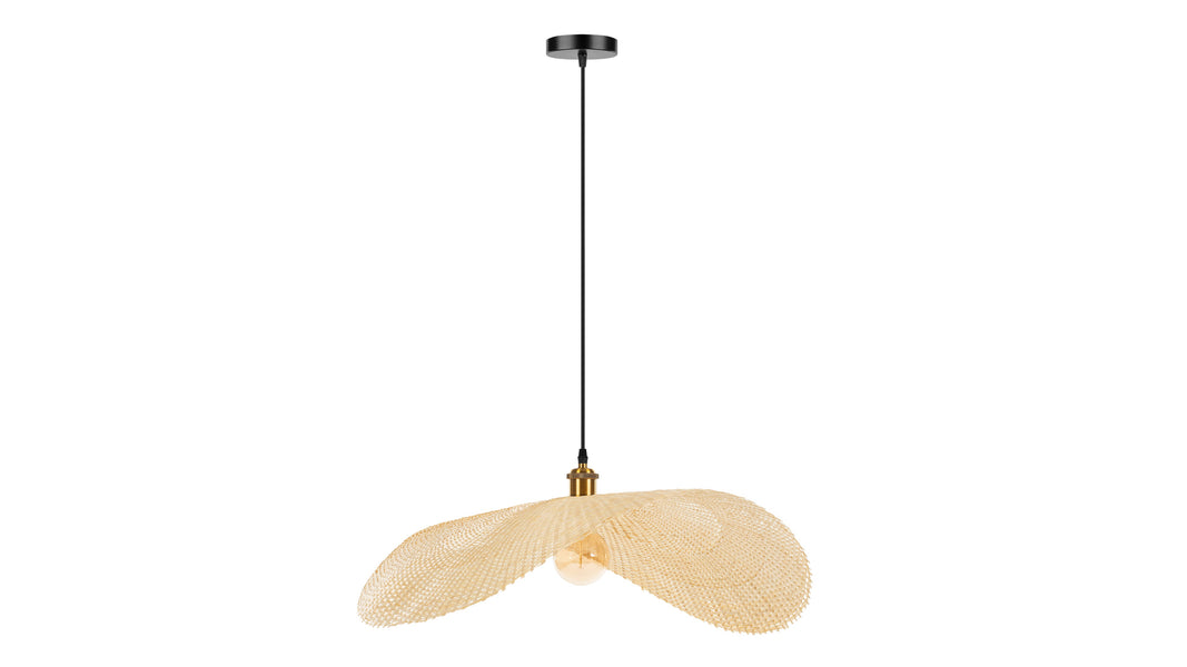 OskuOsku - Osku Ceiling Light, Large, Natural Rattan