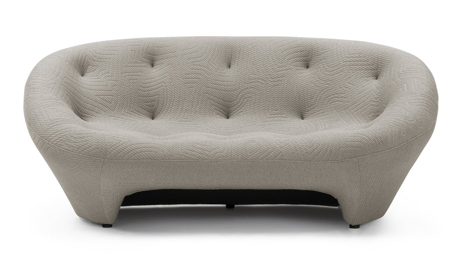 PloumPloum - Ploum Two Seater Sofa, Gray Textured Jersey